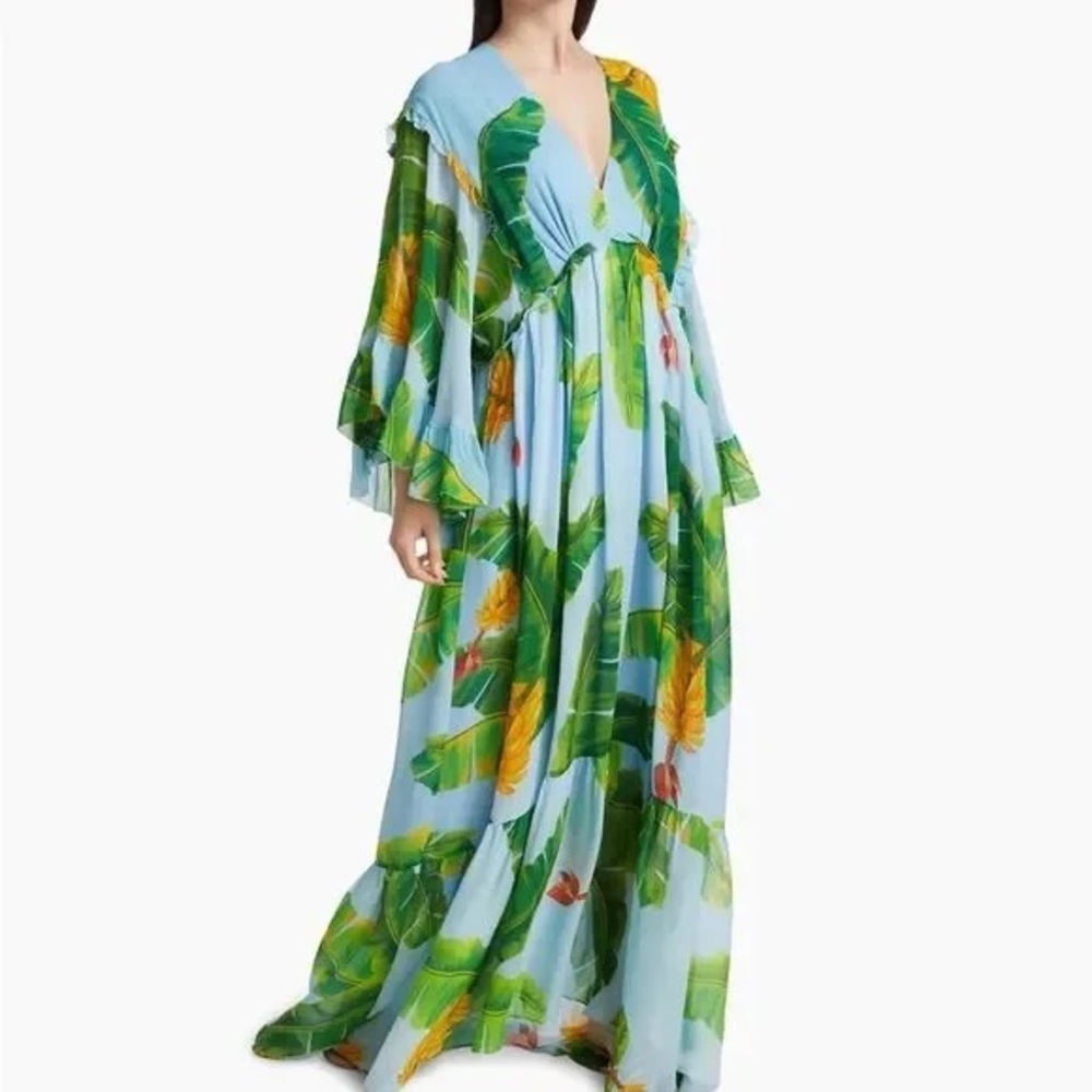 Farm Rio Fresh Bananas Maxi Dress - Picture 2 of 15